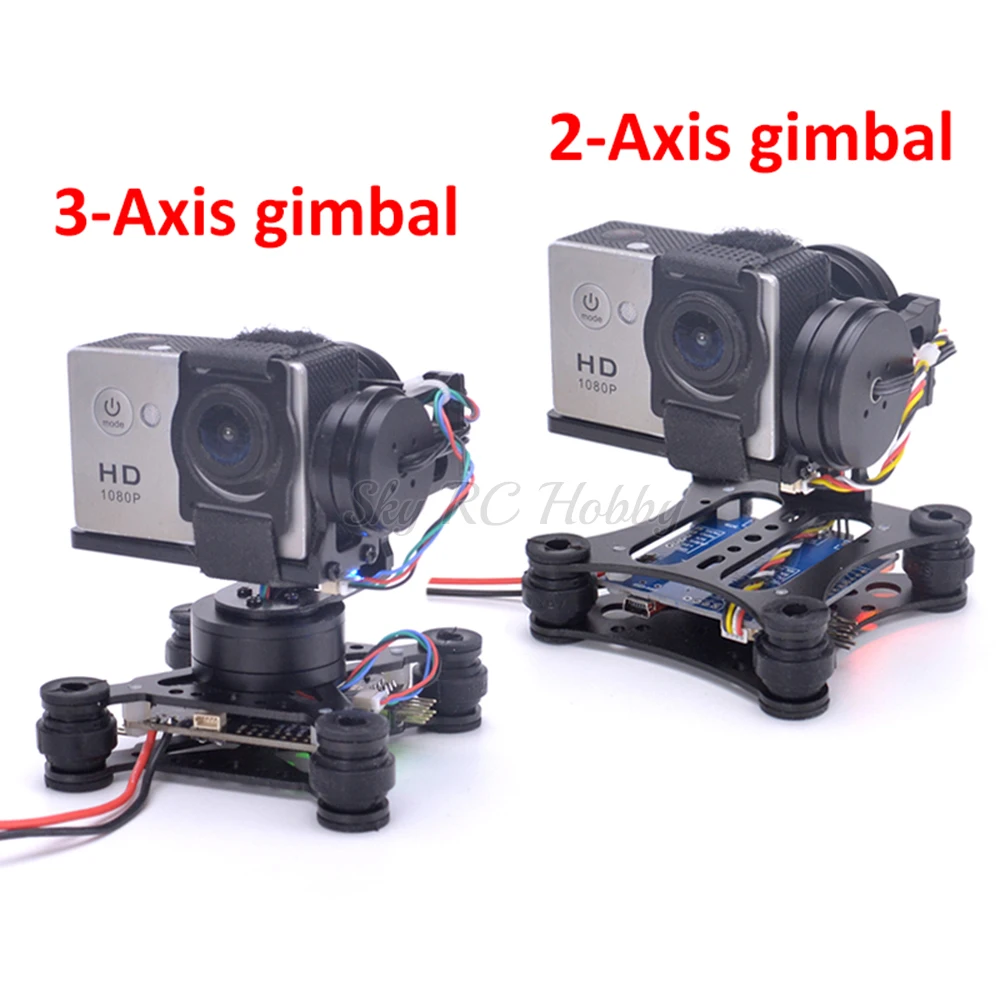 Drone Gimbal For Gopro Hero - Hafif 2 eksenli/3 eksenli fırçasız Gimbal