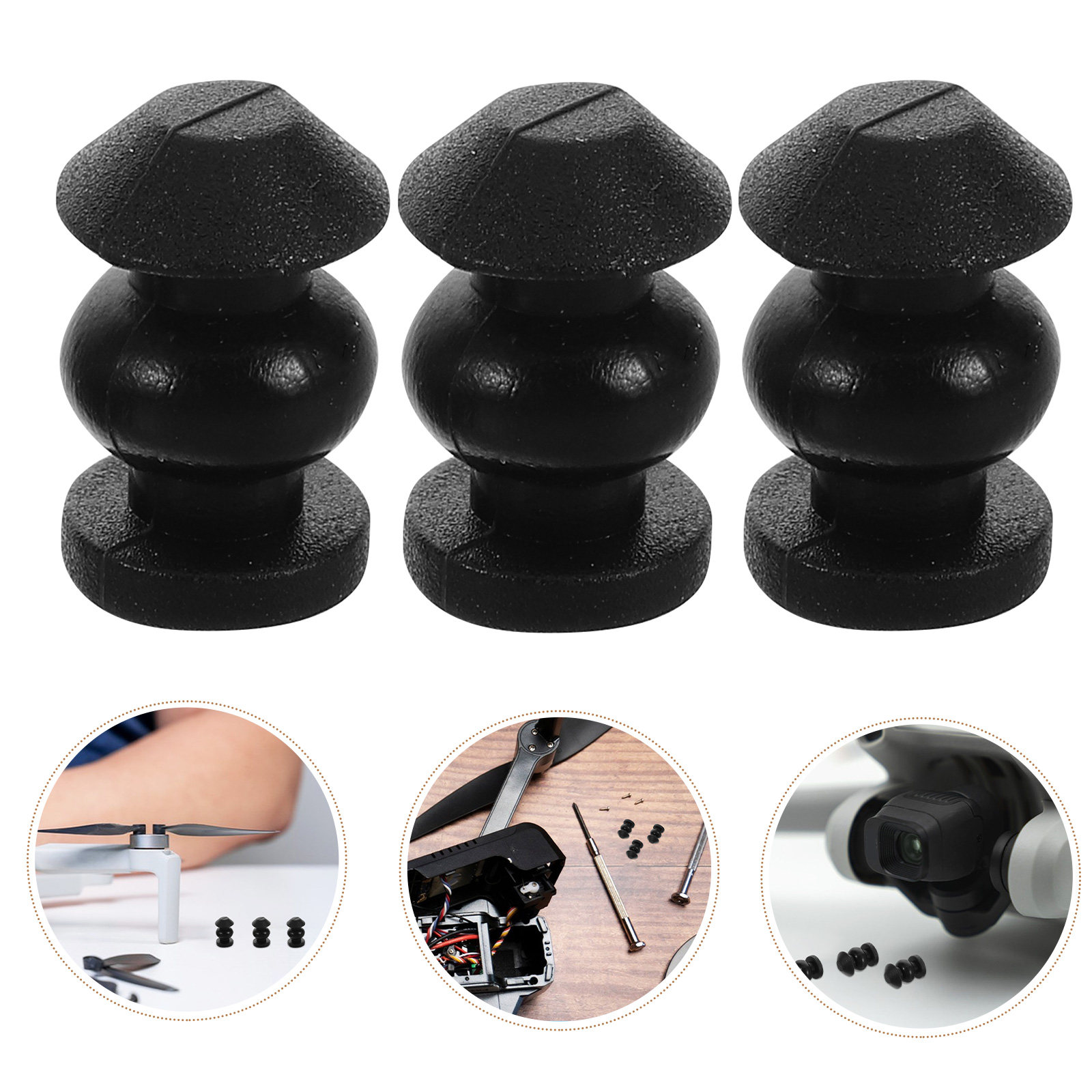 Drone Gimbal Dampener - 10 Adet Evrensel Drone Gimbal Silikon