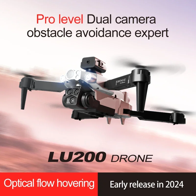Drone Gimbal Mount - LU200 8K GPS Drone Üçlü Kamera