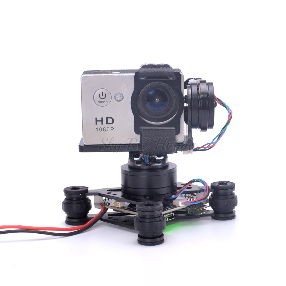 Hafif 2 eksenli/3 eksenli fırç - Drone Gimbal For Gopro Hero incelemesi ve fiyatı