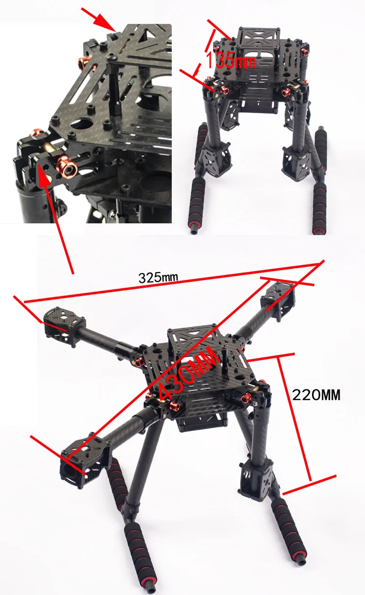 Flyroun LX350 PRO 350mm drone  - Drone Gimbal For Mirrorless incelemesi ve fiyatı