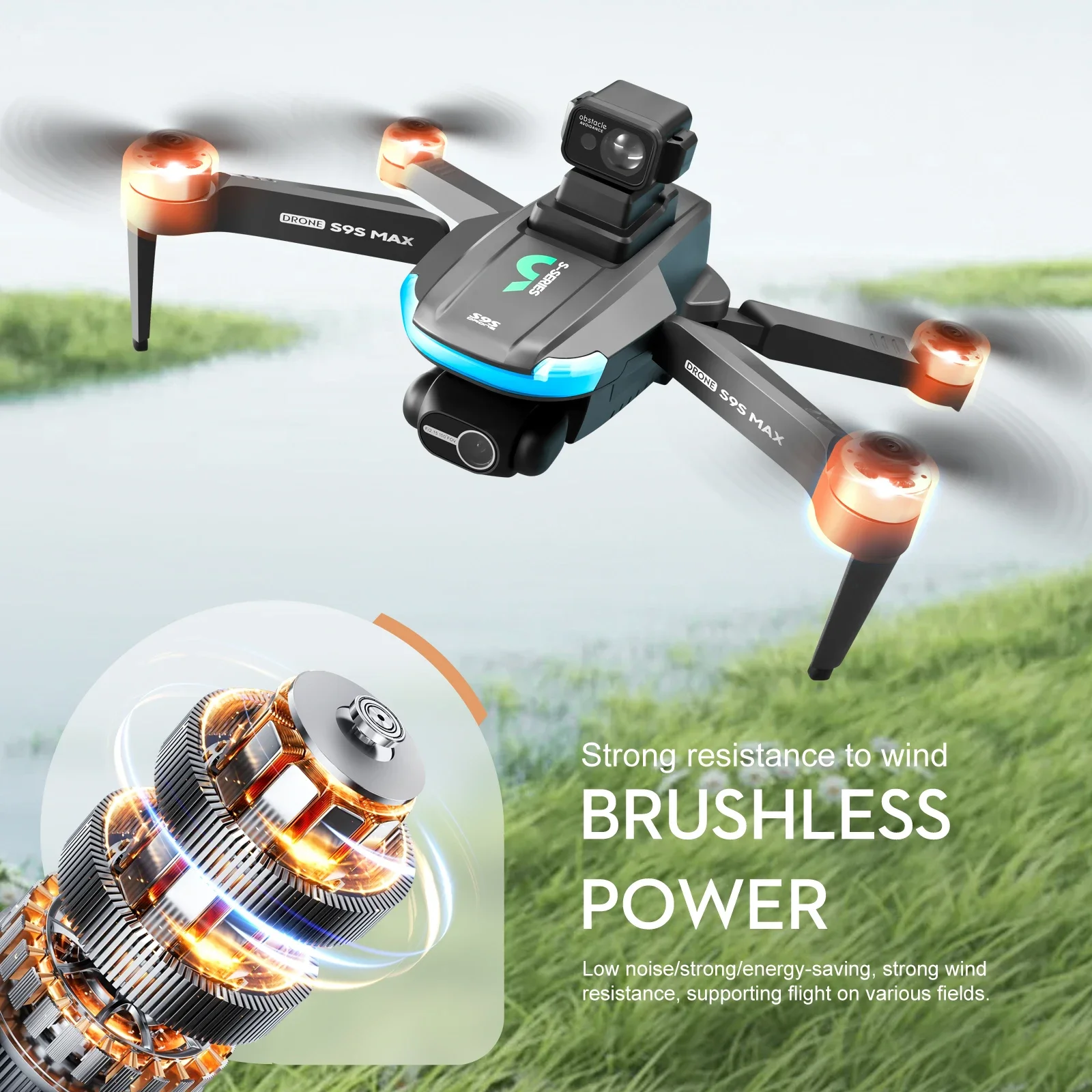 YENI S9S MAX MINI Drone 4K 2 E - Drone Gimbal Case incelemesi ve fiyatı