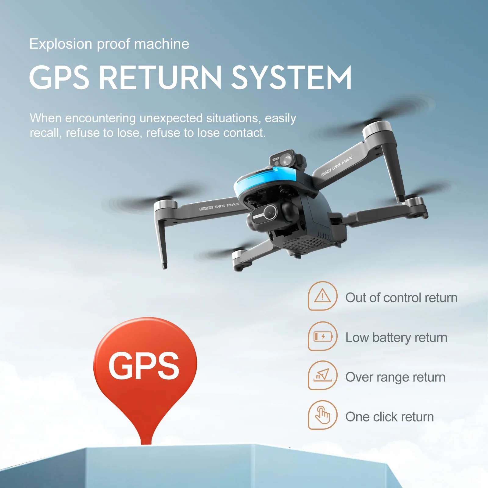 YENI S9S MAX MINI Drone 4K 2 E - Drone Gimbal Case incelemesi ve fiyatı