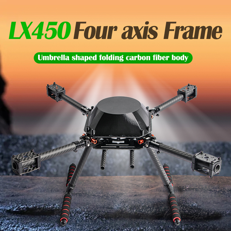 LX450 450mm tam karbon fiber Q - Drone Gimbal For Mirrorless incelemesi ve fiyatı