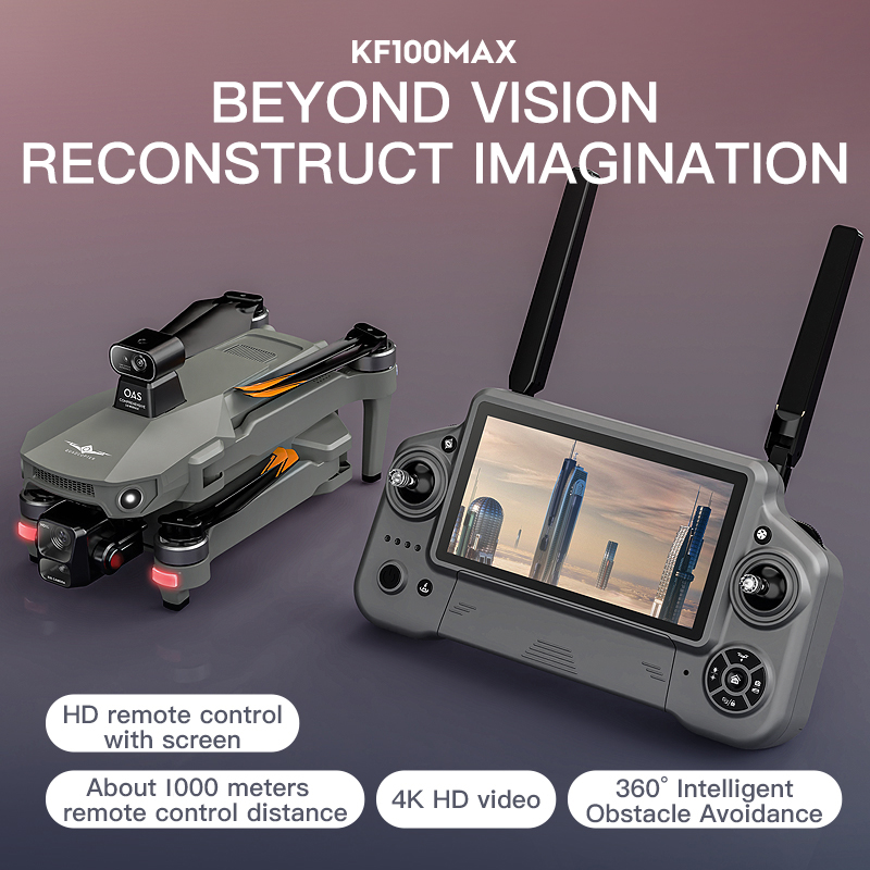 KF100 MAX GPS Drone 4K Kamera  - Drone Gimbal 3 Axis incelemesi ve fiyatı