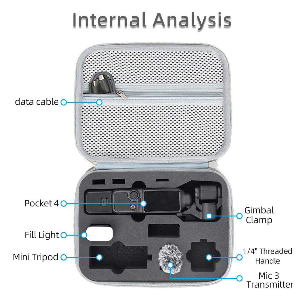 DJI Osmo Pocket 4 için El Tipi - Drone Gimbal Case incelemesi ve fiyatı