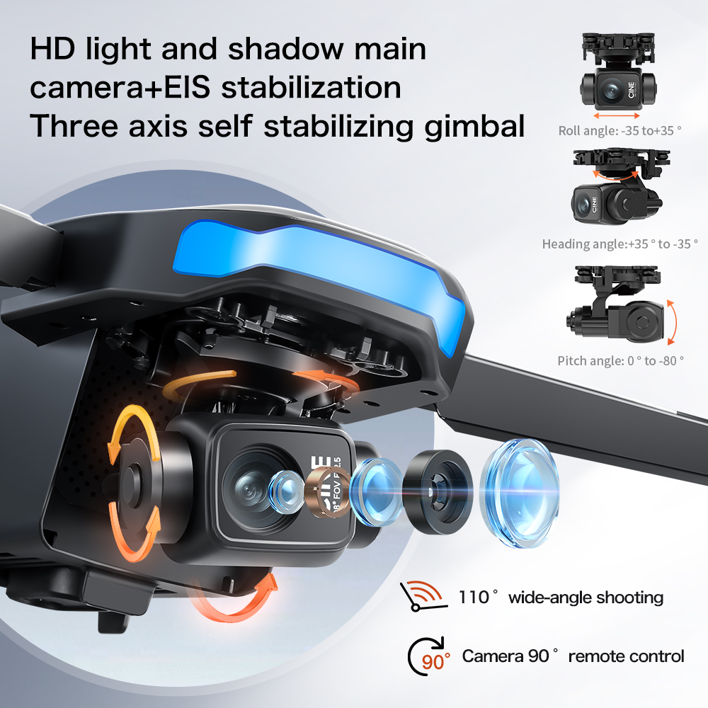 Yeni S-X1 MAX Drone GPS 8K Pro - Drone Gimbal 3 Axis incelemesi ve fiyatı